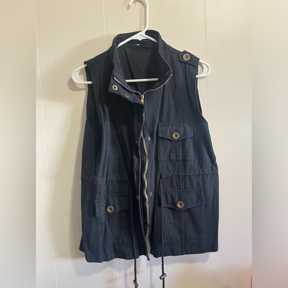 Amazon Jackets & Coats Black Vest Poshmark